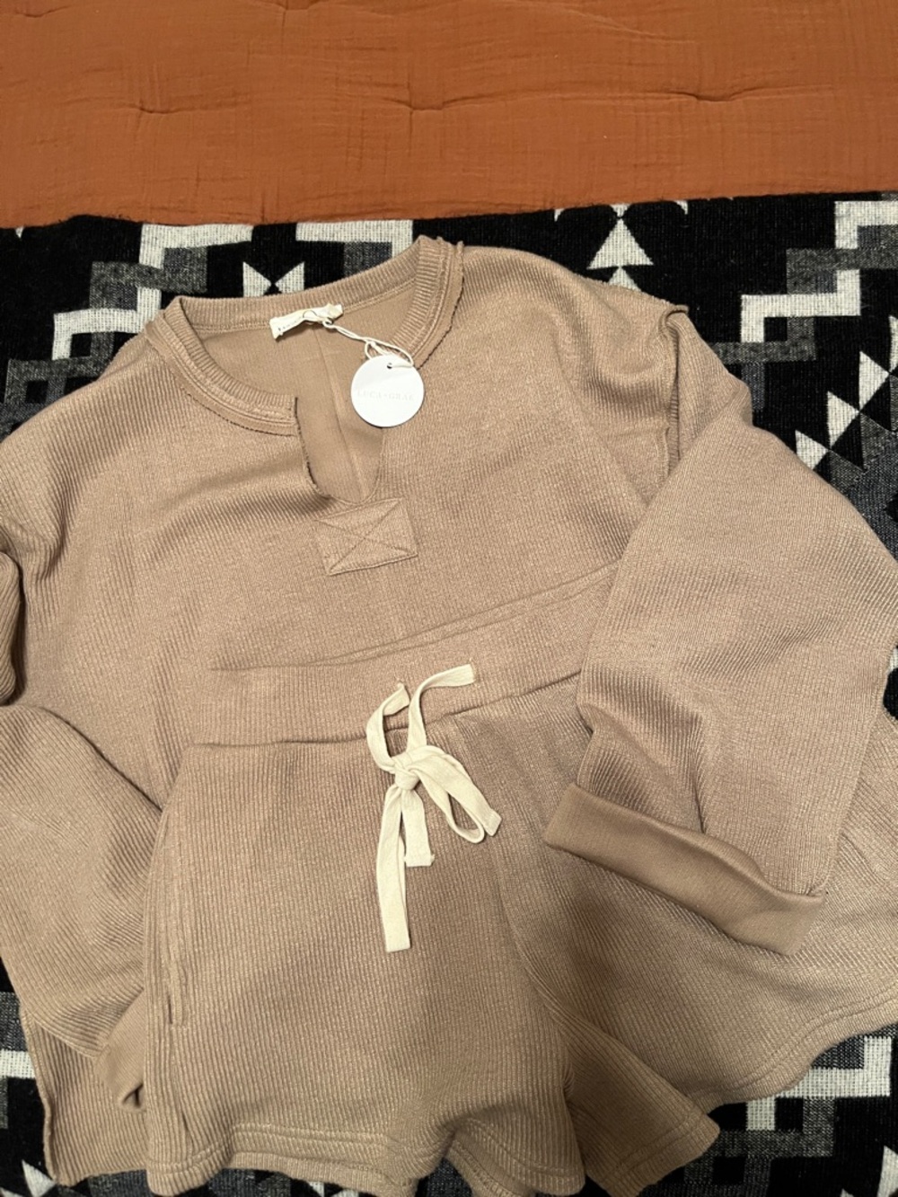 Luca and Grae Lounge Set in Taupe
